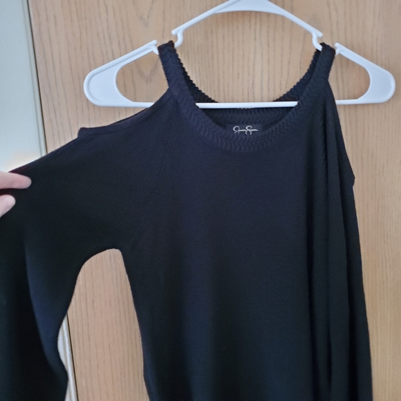 🌹NEW - Jessica Simpson Cold-Shoulder Sweater Dres - Picture 4 of 8